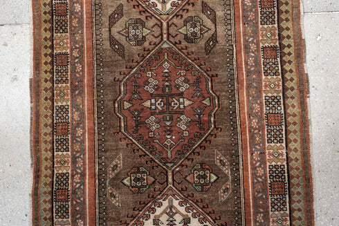 Antique Sarab Runner Rug (3' x 10')